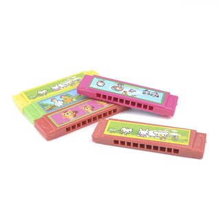 เครื่องดนตรี Harmonica พลาสติกของเล่นการศึกษาสำหรับเด็ก