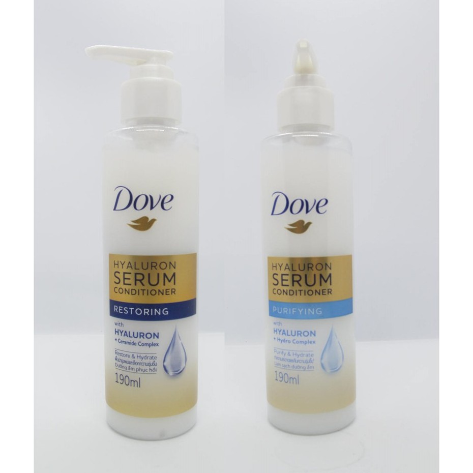 Dove Hyaluron Serum Conditioner 190 ml เลือกสูตรด้านใน