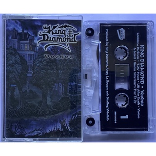 Cassette Tape เทปคาสเซ็ตเพลง King Diamond อัลบั้ม Voodoo USA Edition ลิขสิทธิ์