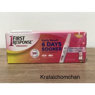 พร้อมส่งทันที First Response ที่ตรวจการตั้งครรภ์ Early Result 6 Days Sooner ให้ผลแม่นยำ ของแท้100%