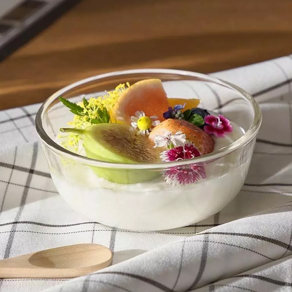 JJGLASS - (Ocean) P00723 Bowl 4 1/2 - ชามแก้ว ชามโบว์ ชามโอเชี่ยน สำหรับใส่อาหาร ของว่าง ขนมหวาน