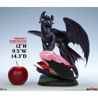 พร้อมส่ง Toothless (เขี้ยวกุด/เพลิงนิล) โมเดลงานค่าย Sideshow