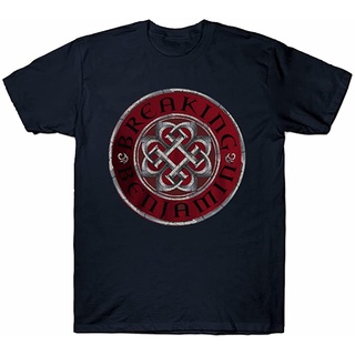 เสื้อยืดคอกลมเสื้อยืดลําลอง แขนสั้น พิมพ์ลายการ์ตูนชิพ Breaking Benjamin Stone คุณภาพสูง สไตล์เกาหลีS-5XL