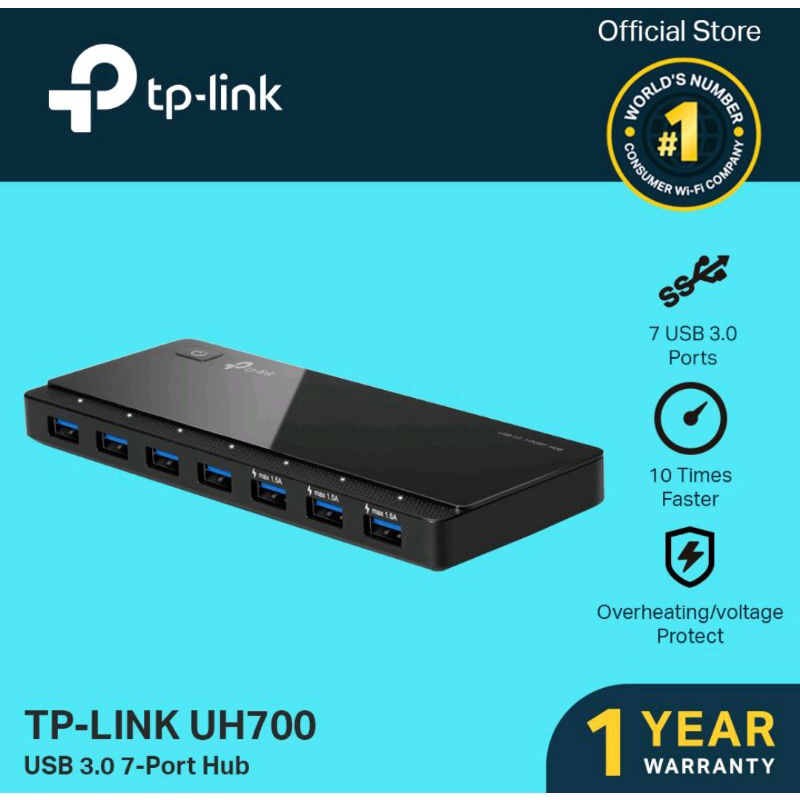 TP-Link UH700 USB 3.0 7-Port Hub | TP LINK | TPLINK | Shopee Thailand
