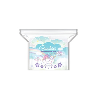 Bambies Premium Cotton Pads สำลีแผ่น 85 แผ่น