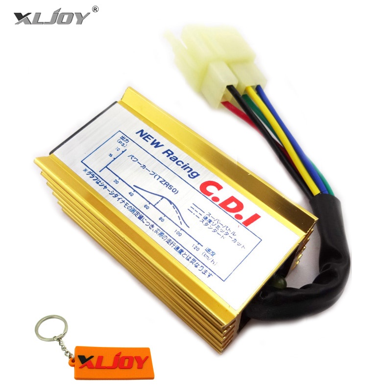 XLJOY Racing AC CDI 6 Pin จุดระเบิด CDI กล่องสําหรับ 50cc 110cc 125cc 150cc 160cc 200cc 250cc Pit Di