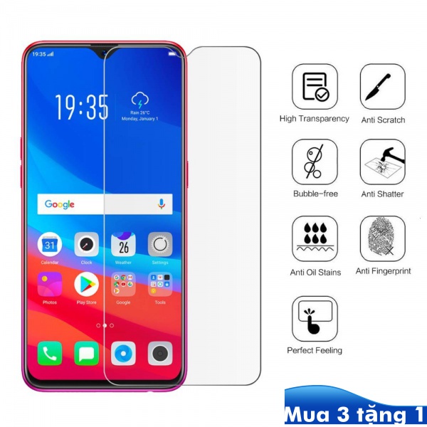 9.5H OPPO R9 R9S R11 R11S R15 R17 Pro PLUS Reno 2 2Z ACE Y90 6.6 6.4 กระจกนิรภัยป้องกันหน้าจอ