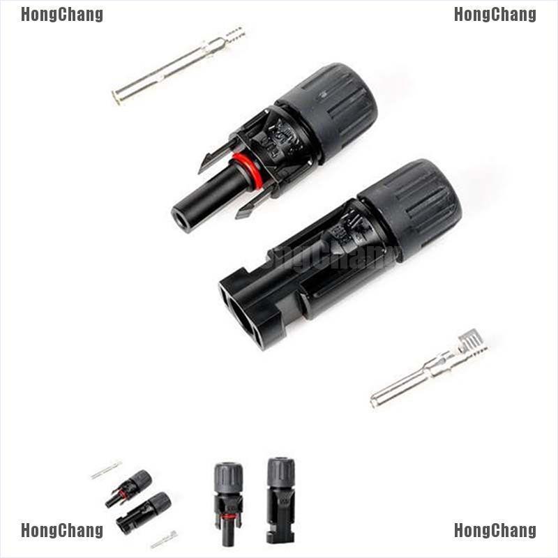 LHGC MC4 Connector Male Female Wire Solar Panel Cable Connector MC4 ...