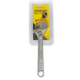 STANLEY เครื่องมือช่าง ประแจเลื่อน มาตรฐานอเมริกา ขนาด 8" รุ่น 87-432