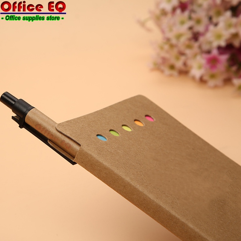 สมุดโน๊ต โพสอิท และกระดาษ แถมฟรีปากกา ชุดกระดาษโน้ต สมุดฉีก พร้อมส่ง - รูปที่ 3