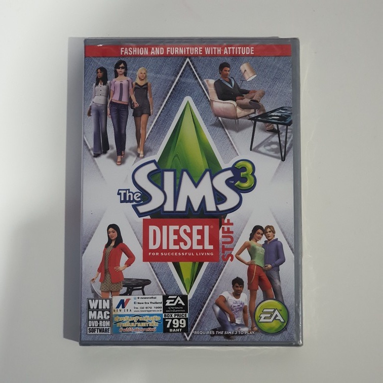 เกม The Sims 3 ภาค Diesel Stuff (ภาคเสริม)(แผ่นแท้) มือ1 เกม pc คอม EA เกมส์ PC The Sim 3 Sim3 Sims3 sims