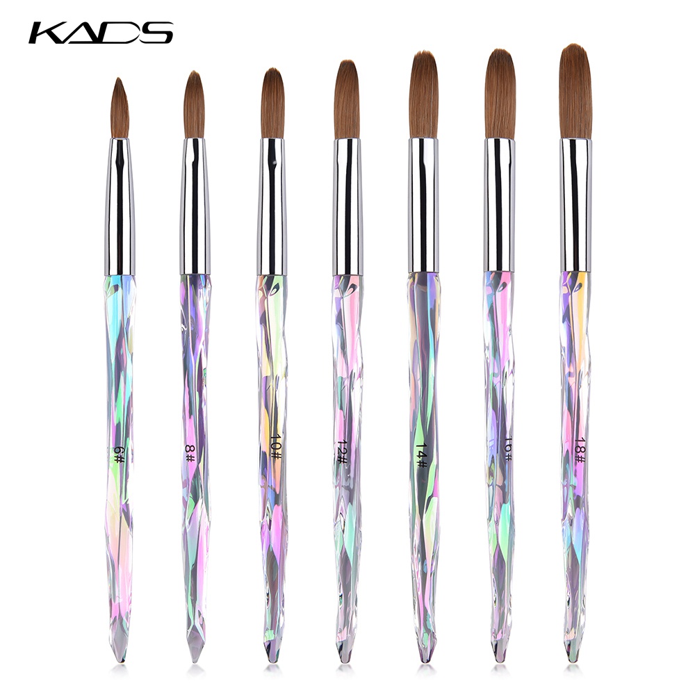 KADS แปรงทาเล็บอะคริลิคสีสันสดใส