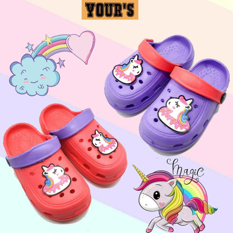 YOURS Girl Kid Shoes l รองเท้าแตะเด็กผู้หญิง (ยูนิคอร์น)