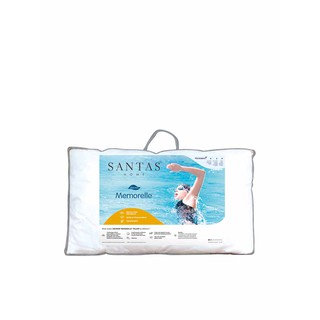 SANTAS หมอนหนุน Dacron® Memorelle™ ขนาด 19 X 29 นิ้ว สีขาว หมอน หมอน เครื่องนอน บ้าน