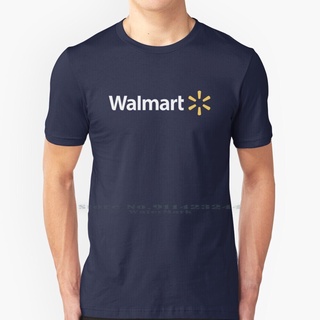 [COD]เสื้อยืด ผ้าฝ้ายแท้ 100% พิมพ์ลายโลโก้ Mart Parody Walmart Walmart สําหรับผู้ชายS-5XL