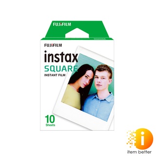 Fujifilm Instax Film - SQUARE ฟิล์ม / ขอบขาว / Rainbow-กรอบสีรุ้ง / ฟิล์มขาวดำ monochrome เเถมฟรี Photo card(คละสี)