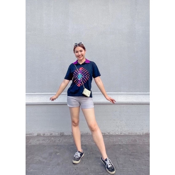 เสื้อยืดคอโปโลมัดย้อม