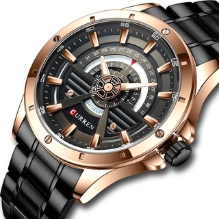 [แท้ ส่งจากไทย!] CURREN 8381 นาฬิกาข้อมือ พร้อมกล่องหรู อนาล็อก Quartz คุณภาพเยี่ยมยอด