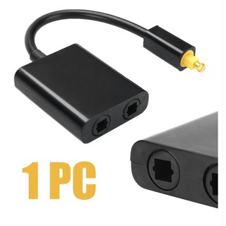 2018 High Quality Mini USB Audio Cable Digital Toslink Optical Fiber Audio 1 to 2 Female Splitter Adapter 23CM Mayitr