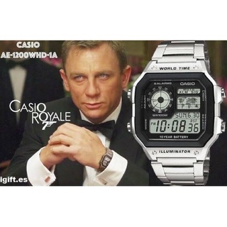 นาฬิกา CASIO STANDART รุ่น AE-1200WHD/AE-1200WHB/AE-1200WH ของแท้ประกันCMG รับประกันศูนย์ 1 ปี