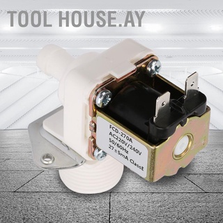 [คลังสินค้าใส] [Tool House.ay] Ac 220V N / C วาล์วพลาสติกไฟฟ้าสําหรับเครื่องทําน้ําแข็ง