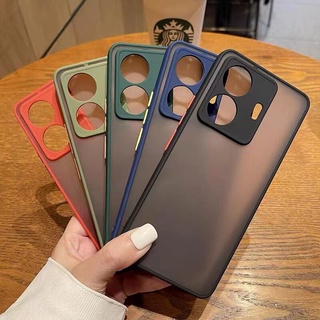 เคสกันกระแทก Case Vivo T1 เคสโทรศัพท์ วีโว่ vivo T1 ปุ่มสีผิวด้าน กันรอยกล้อง ขอบนิ่มหลังแข็ง