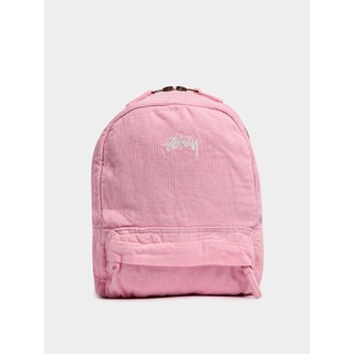 พร้อมส่ง กระเป๋าเป้ใบเล็ก Stussy สีชมพู Stock Twill Suede Beachpack