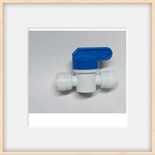 วาวล์​เปิด-ปิดพลาสติกขนาด 1/4" 2​หุน​