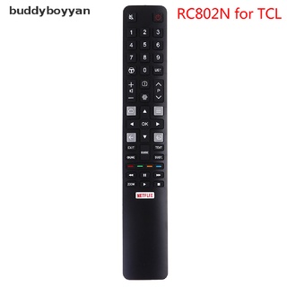 Bbth รีโมตคอนโทรล RC802N YUI1 สําหรับสมาร์ททีวี TCL U43P6046 U49P6046 U55P6046