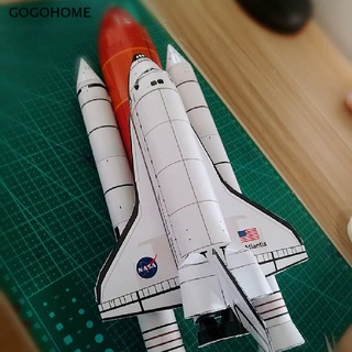 Gogo โมเดลรถรับส่งอวกาศ จรวดอวกาศ 3D 1:150 DIY ของเล่นสําหรับเด็ก