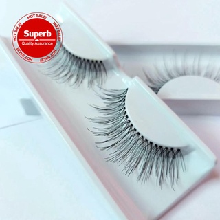 【COD】1 Pair Of False Eyelashes Hand Sharpened Transparent Eyelashes Daily Q0V5