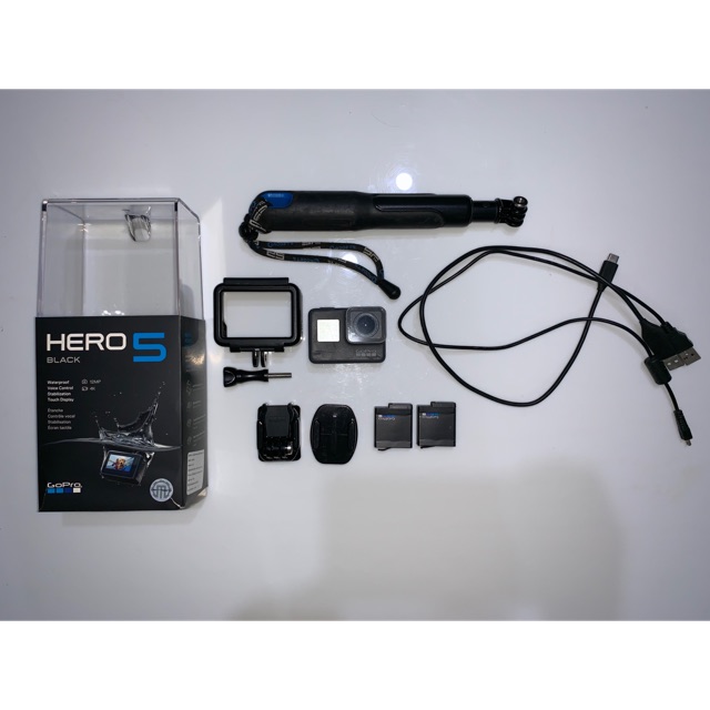Gopro Hero5 พร้อมกล่องของครบ : มือสอง
