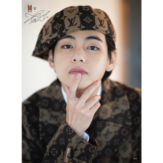 โปสเตอร์ อาบมัน รูปถ่าย บอยแบนด์ เกาหลี BTS 방탄소년단 V Kim Tae-hyung 김태형 POSTER 14.4"x21" นิ้ว Korea Boy Band K-pop 3