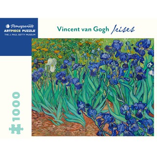 [จัดส่งฟรี] จิ๊กซอว์  Pomegranate ชื่อภาพ  Irises   จิตรกร Van Gogh จำนวน  1,000 ชิ้น