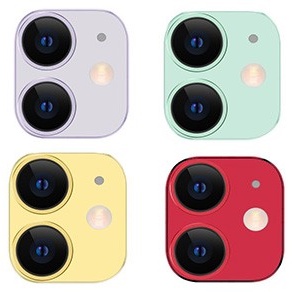 TOTU Camera Film สำหรับ iPhone 11 Pro MAX / 11 Pro / 11 / SE2 / XSMAX / XR / XS / X / 8+/ 7+ฟิล์มกันรอยเลนส์กล้องขอบสี