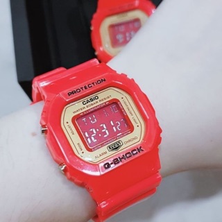 นาฬิกา G SHOCK สายยางสีแดงระบบเดียว