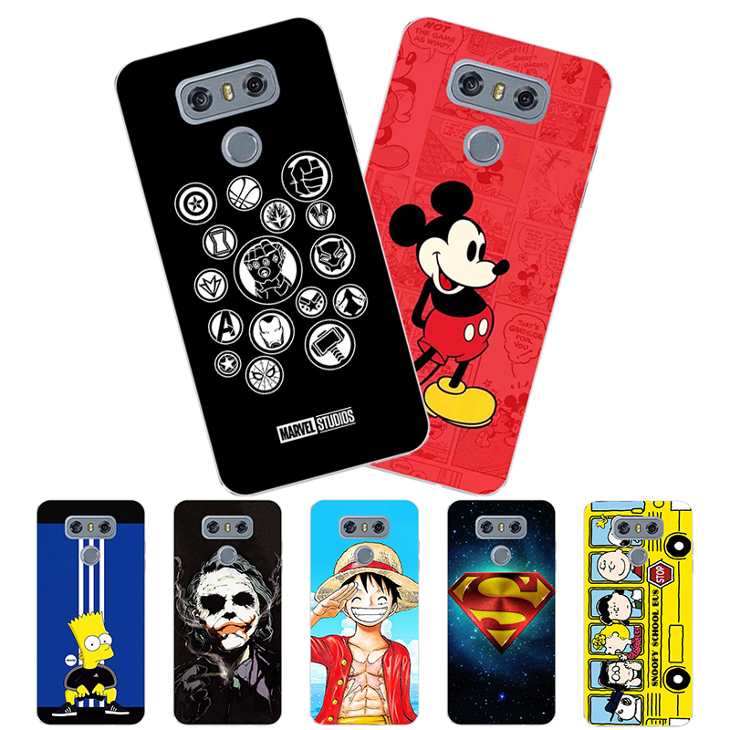 เคสโทรศัพท์สําหรับ LG G6 G 6 H870DS H870 5.7 นิ้วการ์ตูนฝาหลังมือถือแฟชั่น