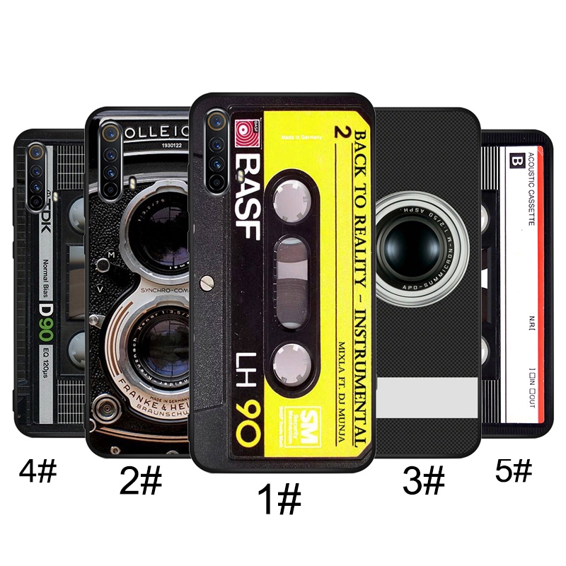 OPPO Realme 2 3 5 Pro Realme Q XT X Lite Realme X50 C2 Vintage Tape Camera Phone Case