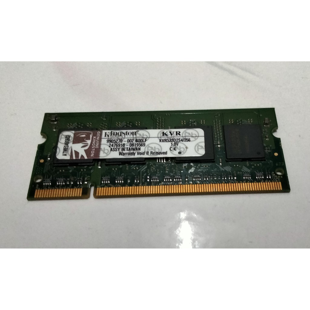 Kingston Notebook Netbook Laptop RAM 256MB