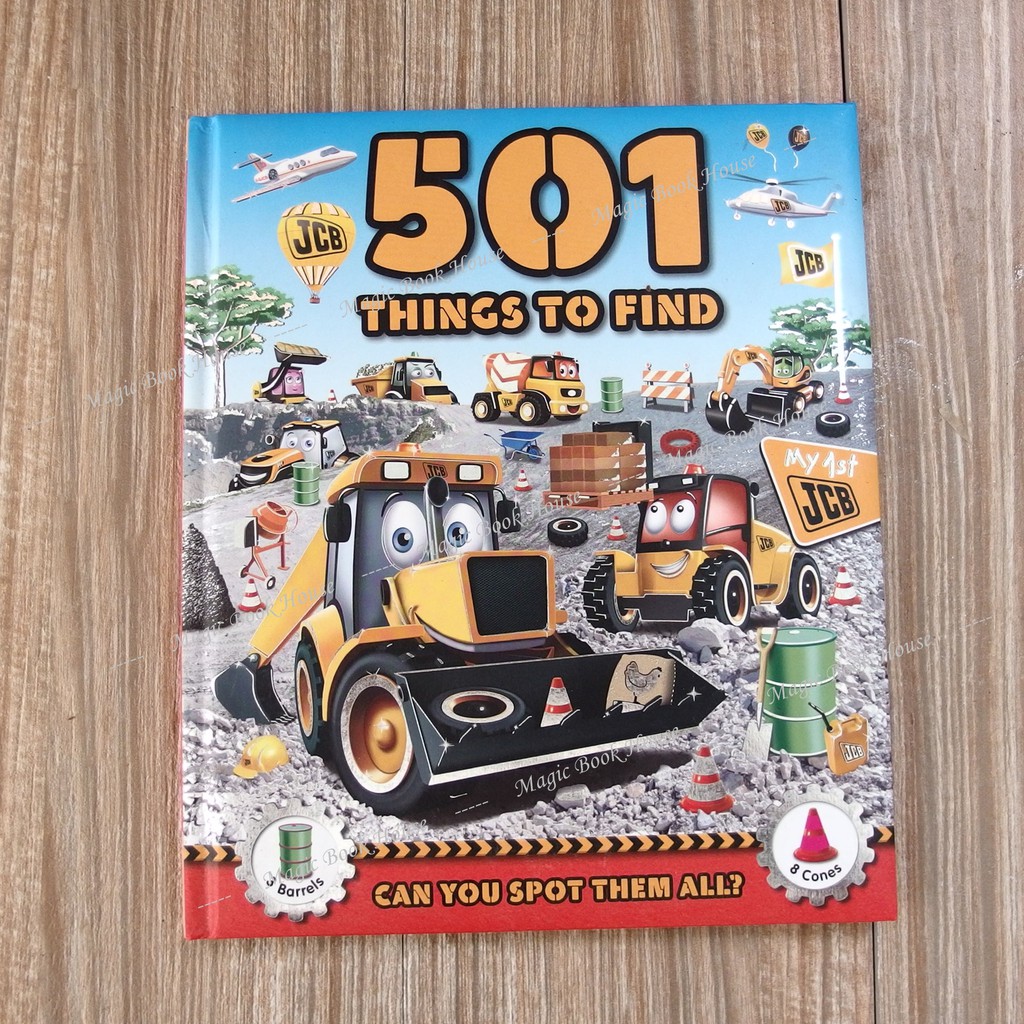 501 THINGS TO FIND : หนังสือกิจกรรมเด็กปกนวม ภาษาอังกฤษ (มือสอง) ขนาด เล่มกลาง-ใหญ่ สภาพ ดีมาก(เหมือนใหม่)
