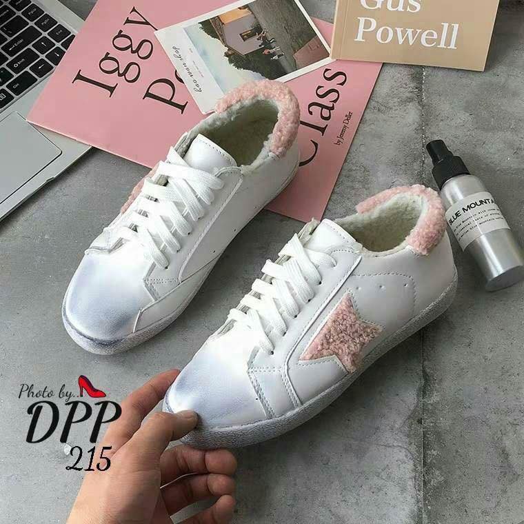 215 รองเท้าผ้าใบเกาหลี GGDB star งานสวยกมาก