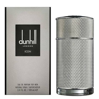 กล่องขายใหม่ซีล Dunhill For Men Icon EDP (เงิน)