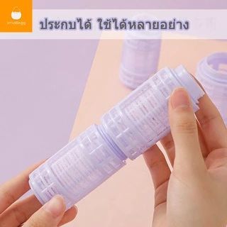 👏สีม่วงน่ารัก เพิ่มวอลลุ่ม หลอดดัดผม 👧🏻 แพ็ค 3/4 ชิ้น สองขนาด ม้วนผมหน้าม้า ลอนใหญ่ จัดแต่งทรงผม