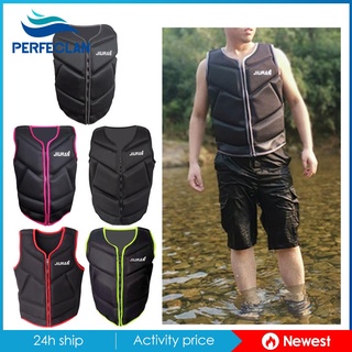 [🆕PER.-11--✨พร้อมสต็อก✨] Universal Neoprene Life Jacket Kayak Buoyancy Aid Swim Vest Boating Drifting S