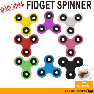 พร้อมส่ง ของเล่น Tri Spinner Fidgets พรีเมี่ยม คลายเครียด 1 ชิ้น (สุ่มสี)