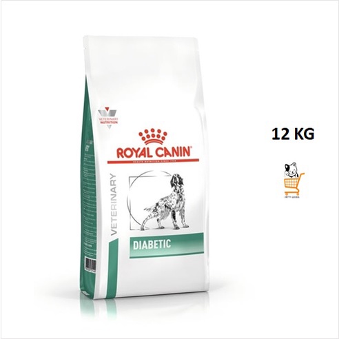 Royal Canin VET Dog  Diabetic 12 KG อาหารสุนัข โรคเบาหวาน สุนัขโต อาหารเม็ด 1 กระสอบ