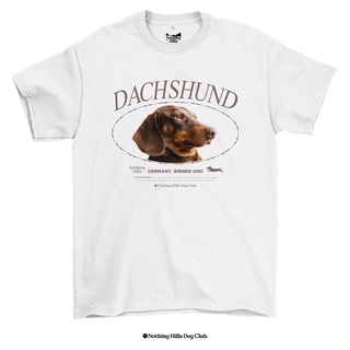 COD เสื้อยืดลาย DACHSHUND (ดัชชุน) Classic Cotton Unisex by [Nothing Hills]