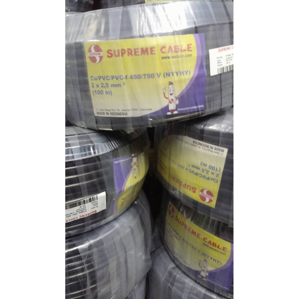 NYY สายไฟสีดํา 2 x 2.5 2 x 2.5 2x2.5 2x2.5 Supreme (เมตร) สาย NYY 2 x 2.5 มม. 2 x 2.5 มม. 2x2.5 มม. 