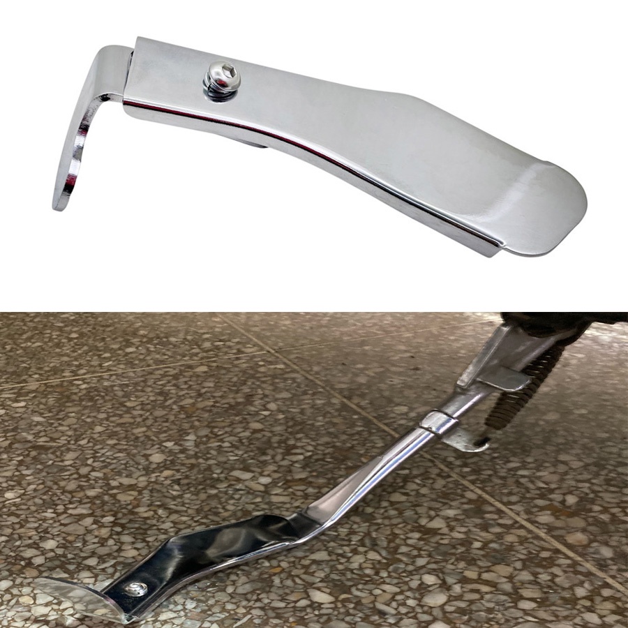 1 ชุดรถจักรยานยนต์ขาตั้ง Kickstand Extension Kit เท้าเหยียบสําหรับ Harley Davidson Sportster 883 SuperLow 1200 Roadster XLCX