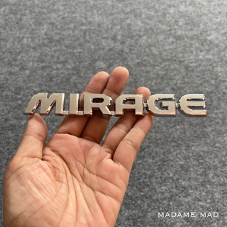 โลโก้ MIRAGE ขนาด 15.4x2cm